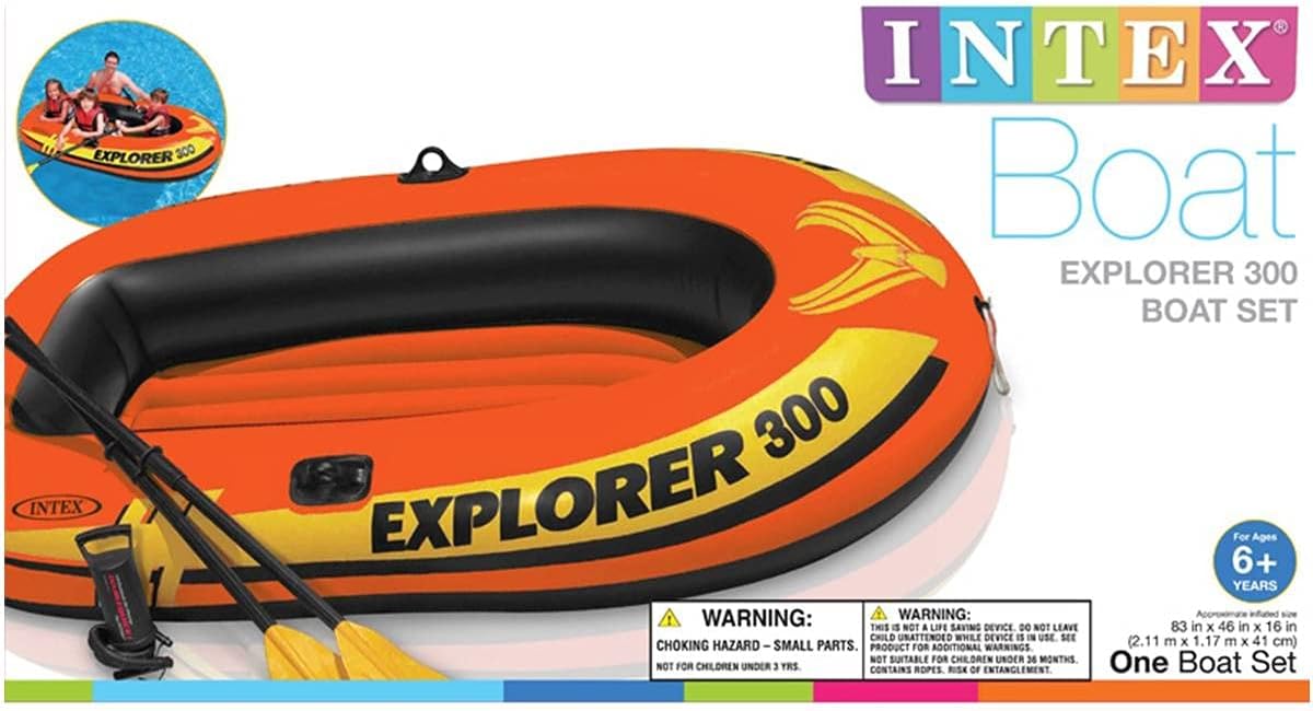 Intex inflatable boat 3